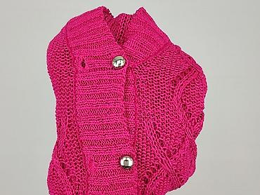 sweter fuksja: Kardigan damski, rozmiar S — 5