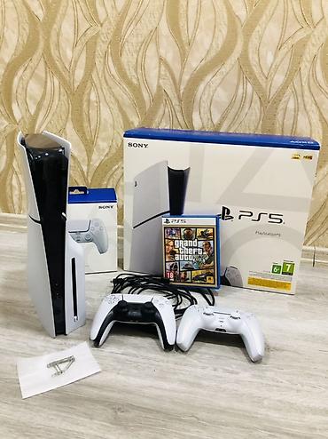 playstation 3 oyunları: Sony PlayStation 5 (Diskli versiya) oyun sistemi Komplekt: - PS5 — 1