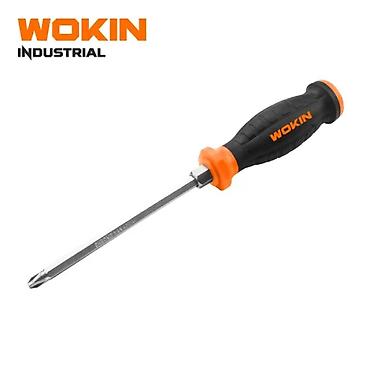 dinamometrik acar: WOKIN Endüstriyel Yıldız Uclu Tornavida PH3×150 mm – S2 polad Peşəkar — 1