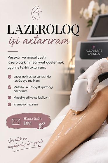 kompyuter ustasi: Lazer ustası, 20 yaş, 1-2 illik təcrübə, Fiks edilmiş ödəniş — 1