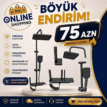 Premium duş sistemi – böyük endirim! Məhsul xüsusiyyətləri: - Suya lalafo.az -da Premium duş sistemi – böyük endirim! Məhsul xüsusiyyətləri: - Suya