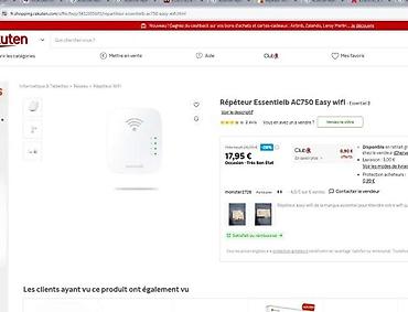 Modemi, ruteri i mrežni uređaji: Essentiel b AC750 Easy WiFi – Wi‑Fi repetitor - Proširenje bežične — 7