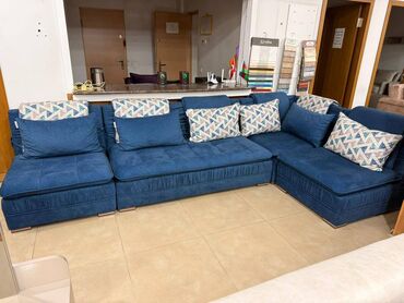 кровать купить баку: Угловой диван, Новый, Нераскладной, Без подьемного механизма, Ткань, Бесплатная доставка в черте города