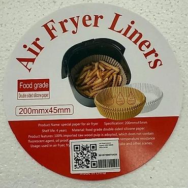 maxi staklene case: Korpice za Air Fryer (16x4,5cm)50/1 braon NOVO. Opis proizvoda — 8
