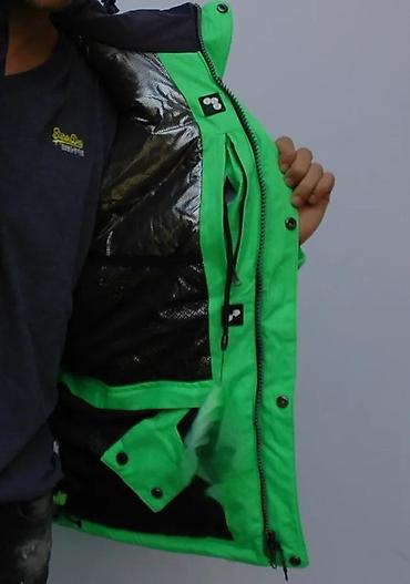 Zimske jakne: Zimska/planinska jakna – muški model, zeleno-crna - Topla izolacija i — 4