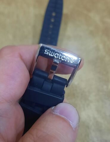 Qol saatları: Yeni, Qol saatı, Swatch, rəng - Qara — 4