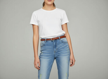 ubrania c a: Jeans, DenimCo, 12 years, 152, condition - Very good
