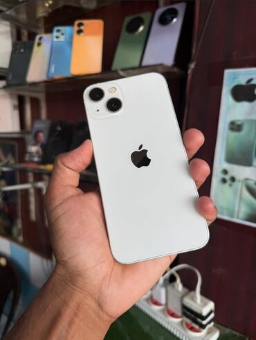 Apple iPhone: IPhone 13, 128 GB, Ağ, Zəmanət, Kredit, Face ID