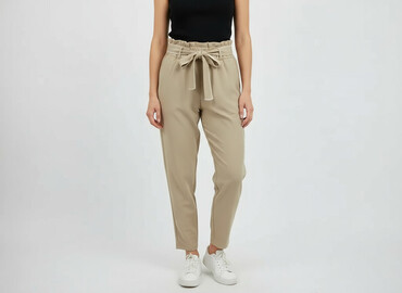 buty na koturnie zakryte palce: Women`s trousers, size S