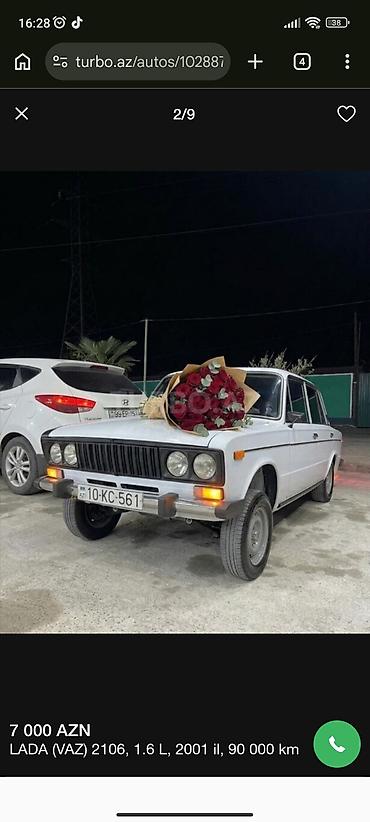 vaz karbiratoru: VAZ (LADA) 2106: 1.6 l | 2001 il Sedan — 1