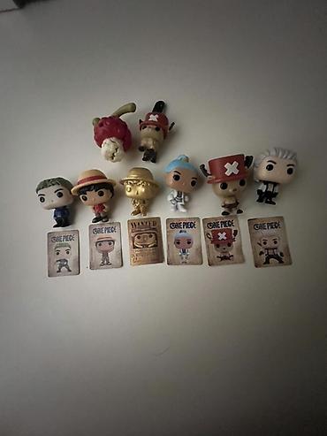 oyuncaqlar qız ucun: “One Piece” mövzusunda kiçik fiqurlar dəsti. - Funko Pop üslubunda — 1