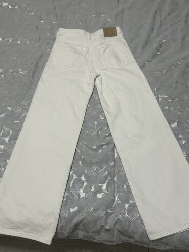 джинсовые брюки женские: Жынсылар, Мом, Zara, Туркия, Бели өйдө, XS (EU 34), 2XS (EU 32)