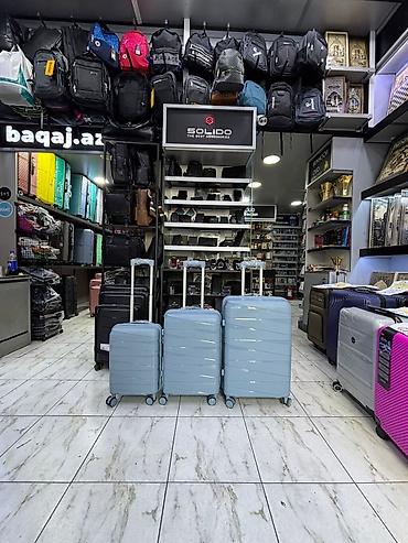 Çamadanlar: Sərt korpuslu səyahət çamadan dəsti - 3 ölçü: kiçik (kabin ölçüsü) — 1