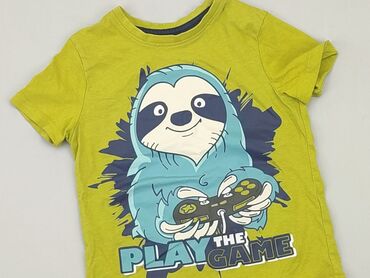 pomaranczowa letnia sukienka: T-shirt, Little kids, 3-4 years, 98-104 cm, condition - Very good