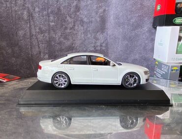 Avtomobil modelləri: Коллекционная модель AUDI A8 D4 white 2010 Kyosho Scale 1:43 Art. — 17