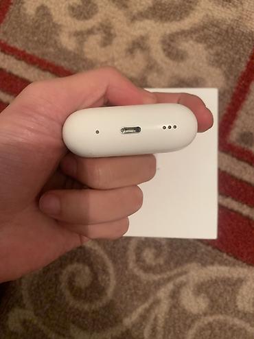 колонки на аренду: Беспроводные вакуумные наушники, Apple, AirPods Pro 2, Б/у — 4