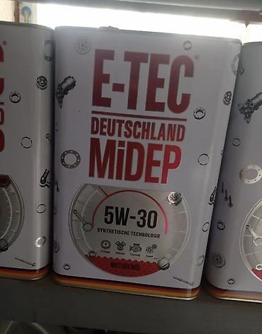 vanak yagi: Məhsul: E-TEC Deutschland MIDEP mühərrik yağı Viskozite: 5W-30 — 1