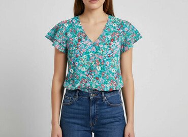 bluzki z głębokim dekoltem plus size: New Look, Жіноча блуза, розмір XS