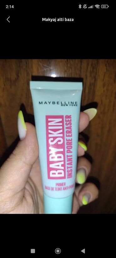 qəlyan ucuz: Makiyaj üçün baza, Maybelline