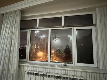 pencere tutacağı: İşlənmiş İkiqat şüşə paketi Plastik pəncərə, Еni: 172 sm, Uzunluğu: 296 sm