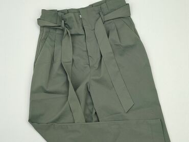 Materiałowe: Spodnie materiałowe, H&M, L, stan - Idealny