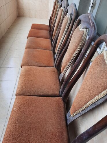 складные стулья: 6 стульев, Б/у, МДФ, Азербайджан, Нет доставки