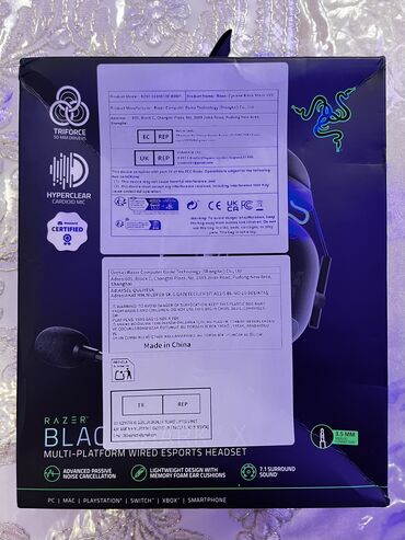 qulaqciqlar qiymeti: Yeni Simli Qulaqcıqlar, Razer, rəng - Qara