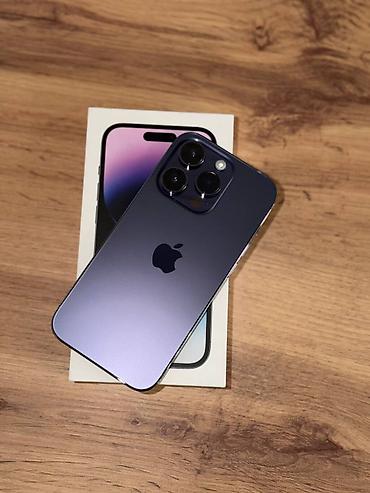 Уюлдук телефондор жана аксессуарлар: IPhone 14 Pro, Колдонулган, 128 ГБ, Deep Purple, Куту, 79 % — 3