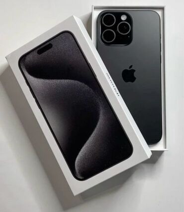Apple iPhone: IPhone 15 Pro Max, Б/у, 512 ГБ, Black Titanium, Зарядное устройство, Защитное стекло, Чехол, 87 %