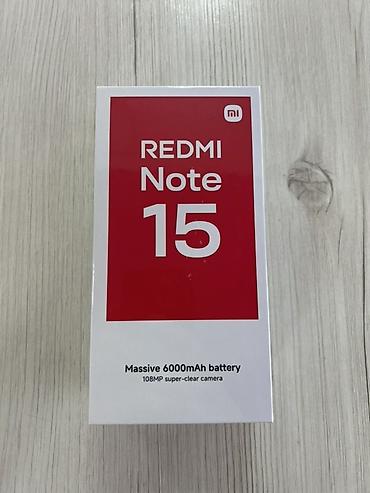 Redmi, Redmi Note 15, Новый, 128 ГБ, цвет - Черный