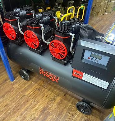 Компрессоры: Компрессор Для покраски, Электрический, Поршневой, Новый — 3