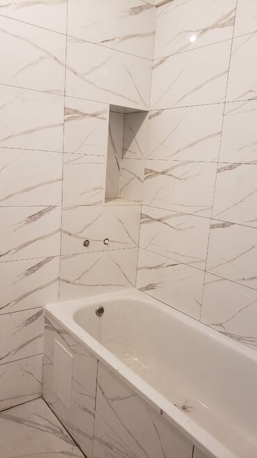 Укладка плитки: Подготовка стен для грунтовки, Гидроизоляционные работы, Укладка плитки на откосы, окна, двери | Керамическая плитка, Керамогранитая плитка, Мозаичная плитка | Вертикальная укладка, Диагональная укладка, Горизонтальная укладка 3-5 лет опыта — 4