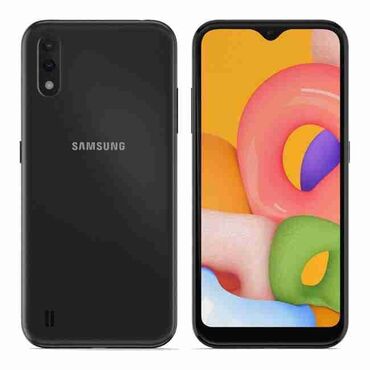 samsung 7582: Samsung Galaxy A01, 16 GB, rəng - Qara