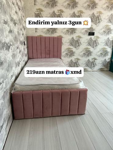 Çarpayılar: Tək nəfərlik çarpayı dəsti - Ölçü: standart tək nəfərlik (təxmini — 39