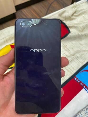 Oppo: Oppo A3s, Б/у, 128 ГБ, цвет - Черный, 1 SIM, 2 SIM