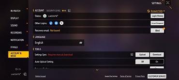 Наклейки и эмблемы: Аккаунт Free Fire MAX - Уровень профиля: 68, ник LACOSTE, язык — — 6