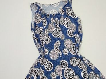 sukienki na wesele niebieska rozkloszowana: Dress, S (EU 36), condition - Very good