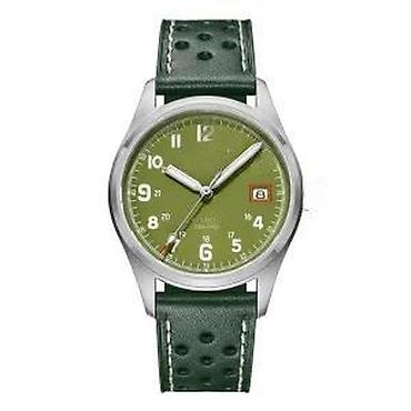 Ručni satovi: ADDIESDIVE AD2070 - 39mm - Zelena / Koža - Seiko Automatik ADDIESDIVE — 11