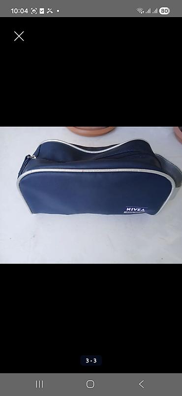 orginal canta: NIVEA For Men tualet çantası - Rəng: tünd göy, gümüşü haşiyələr - — 3