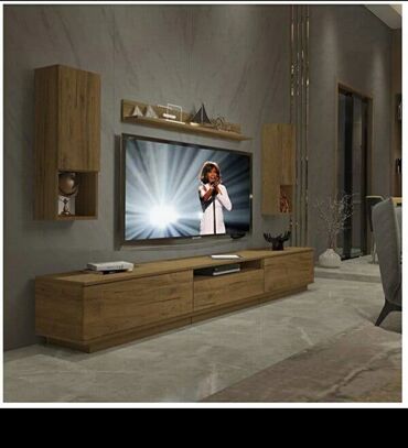 Sifarişlə TV stendlər: Siyirməli, Polkalı, Sadə laminat, Azərbaycan, Zəmanətli, Kredit yoxdur — 5