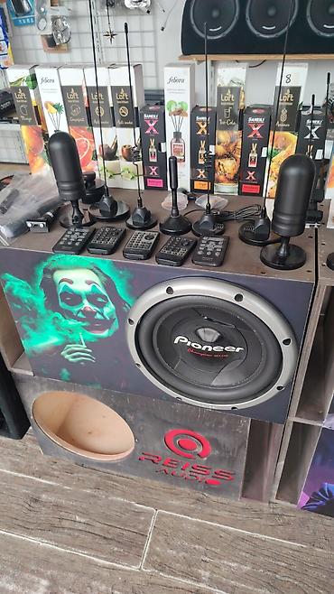 avto maqnitola: Maşın üçün audio avadanlıqları – Pioneer/ Kenwood subwooferlər və — 8