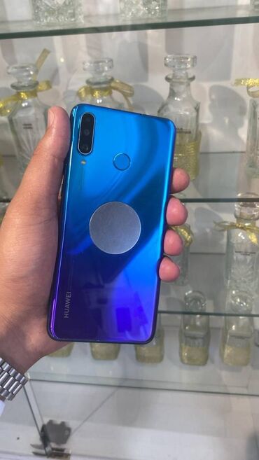 huawei p30 pro qiyməti: Huawei P30 Lite, 256 GB, rəng - Göy, Barmaq izi, Face ID