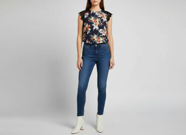shein buty zimowe: Shein, Bluzka damska, rozmiar L