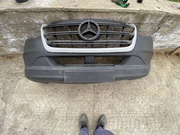 мерседес грузовой 10 тонн бу: Передний Бампер Mercedes-Benz 2018 г., Б/у, цвет - Серый, Оригинал