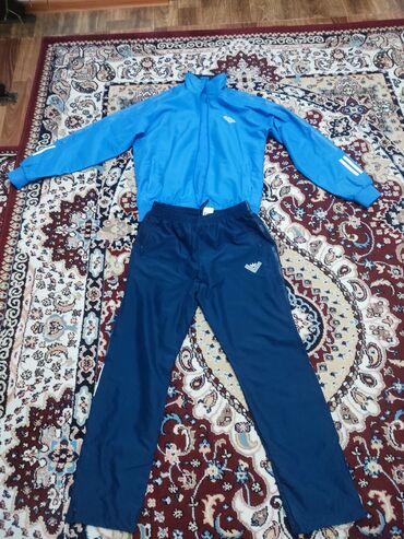 мужской спортивный костюм 54: Спортивный костюм цвет - Синий