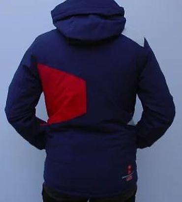 Odeća za skijanje: Ski/snowboard jakna – muški model, trobojna (tamno plava, crvena — 15