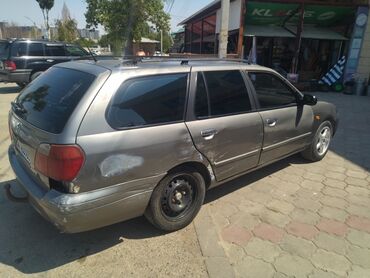 пакрышка на фит: Универсал Nissan Primera серого цвета с вместительным салоном и