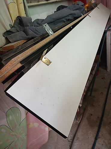 тв тумбы на заказ: Ağ rəngli mebel qapısı/paneli – DSB/Laminate - Material: laminat — 1