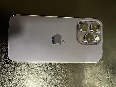 electronics iphone: IPhone 14 Pro, Deep Purple, Simsiz şarj — 1