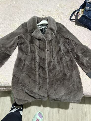 Kürklər: Solleciti (Made in Italy) qadın xəz palto - Material: təbii xəz — 4